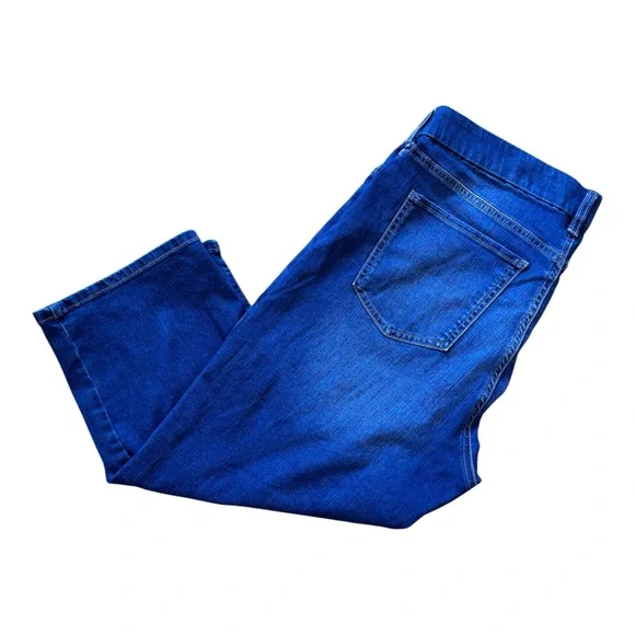 Kim Rogers Women’s Size 18 Tummy Control Capri Blue Jeans Denim - Picture 3 of 8